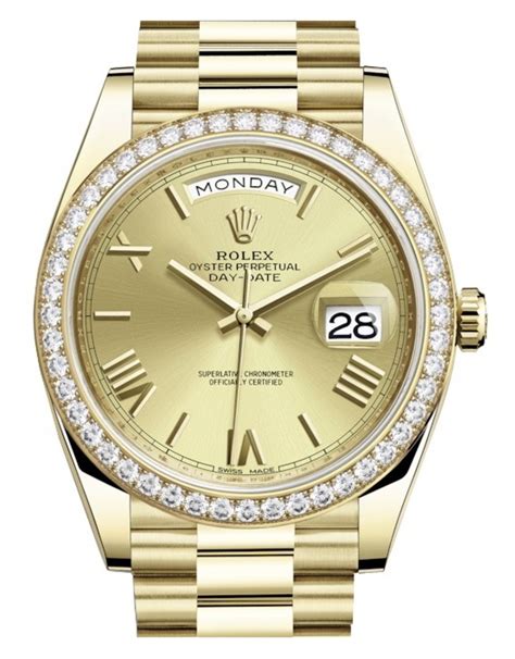 18k rolex day date replica|rolex day date chart.